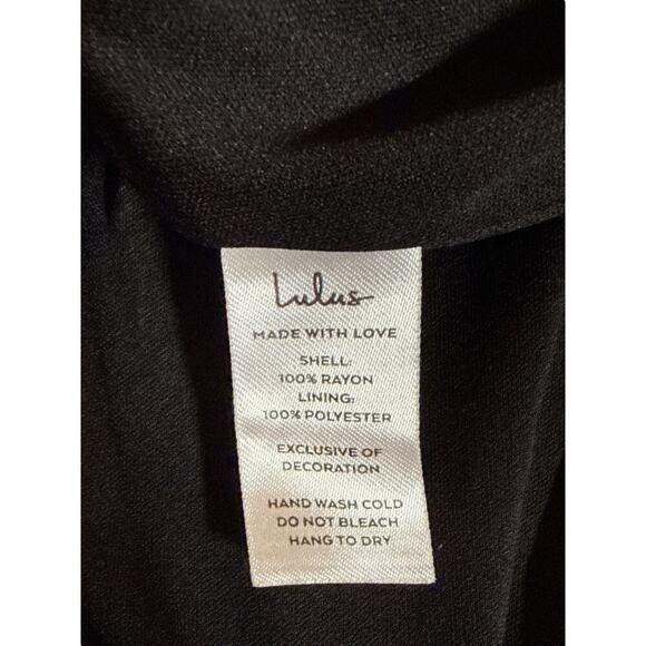 Lulus Women's Meadow Muse Floral Tie-Back Puff Sleeve Midi Dress Size XXL Multi - Picture 11 of 11